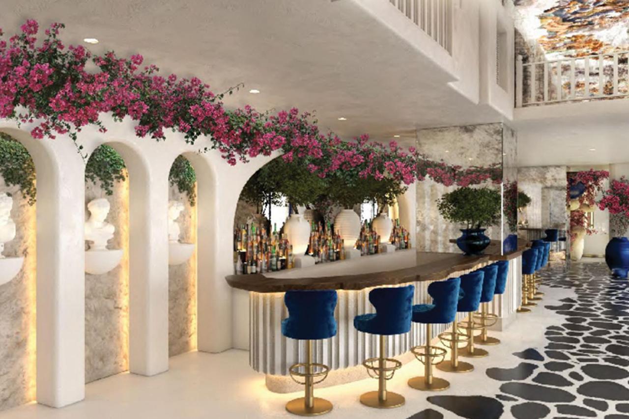 Hotel The St. Regis Ad Dawhah Esterno foto The bar at Mykonos