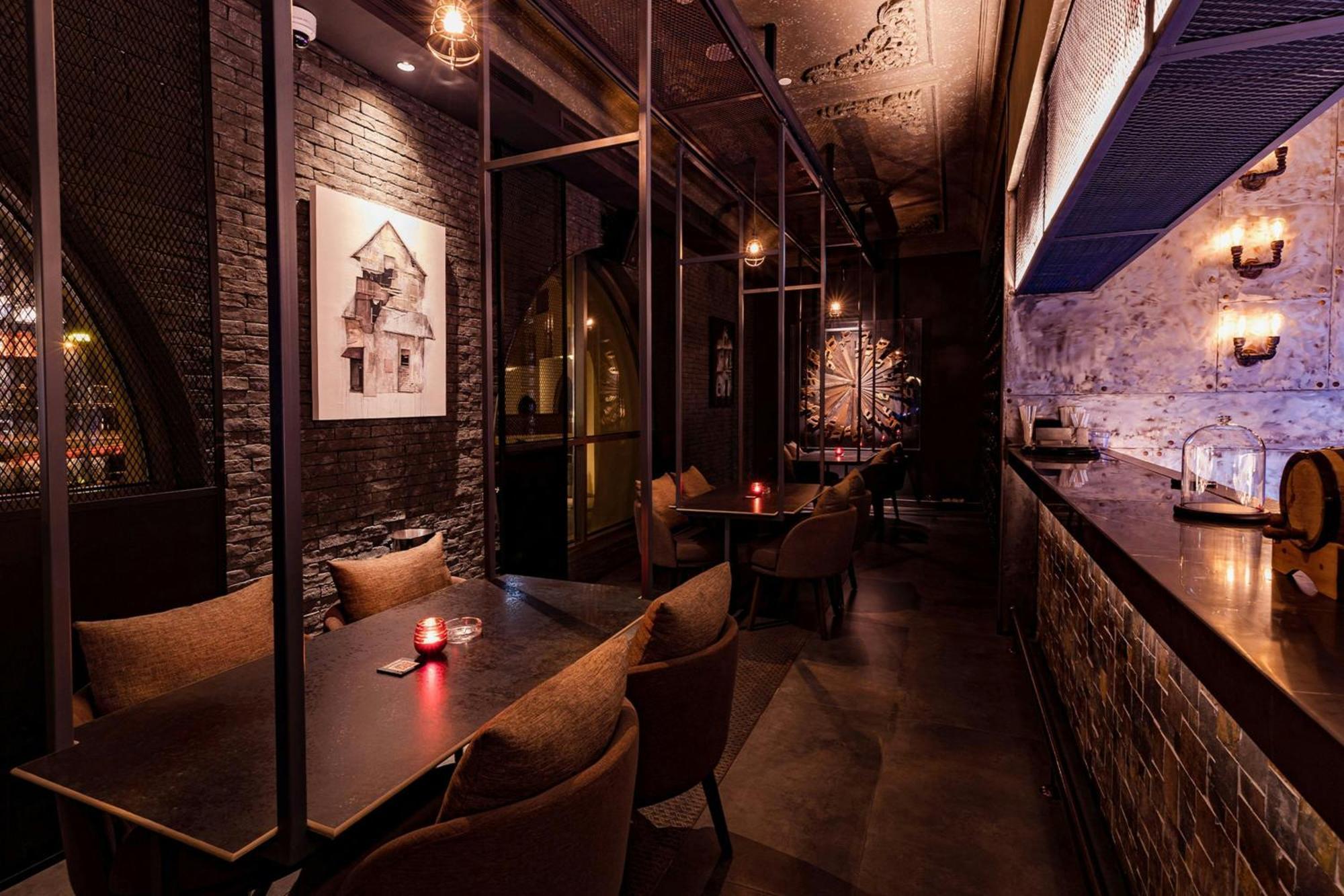 Hotel The St. Regis Ad Dawhah Esterno foto Interior of the restaurant